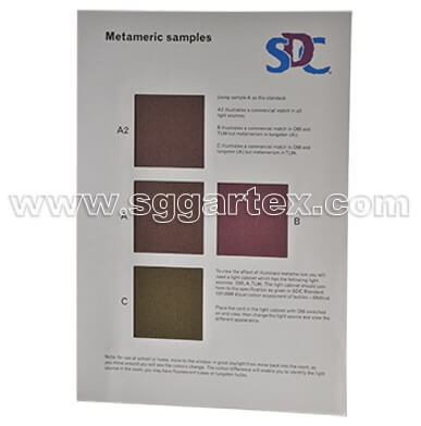 Vải kiểm tra sự thay đổi màu sắc dưới nguồn sáng SDCE