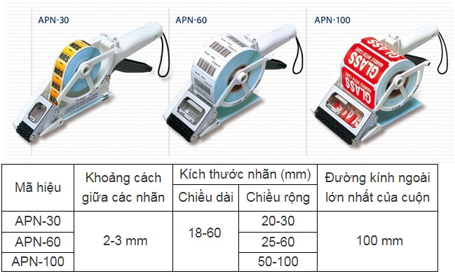 may-dan-nhan-cam-tay-APN-30-60-100.jpg May dan nhãn cam tay dung de dan tem nhan len hang hoa nhanh chong. May dan nhan cam tay Nhat Ban chinh hang, gia re, giao hang toan quoc.